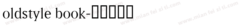oldstyle book字体转换